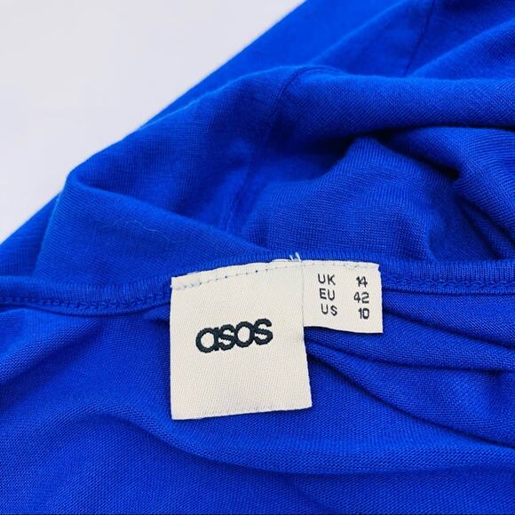 ASOS Royal Blue Backless Maxi Dress - Picture 8 of 10